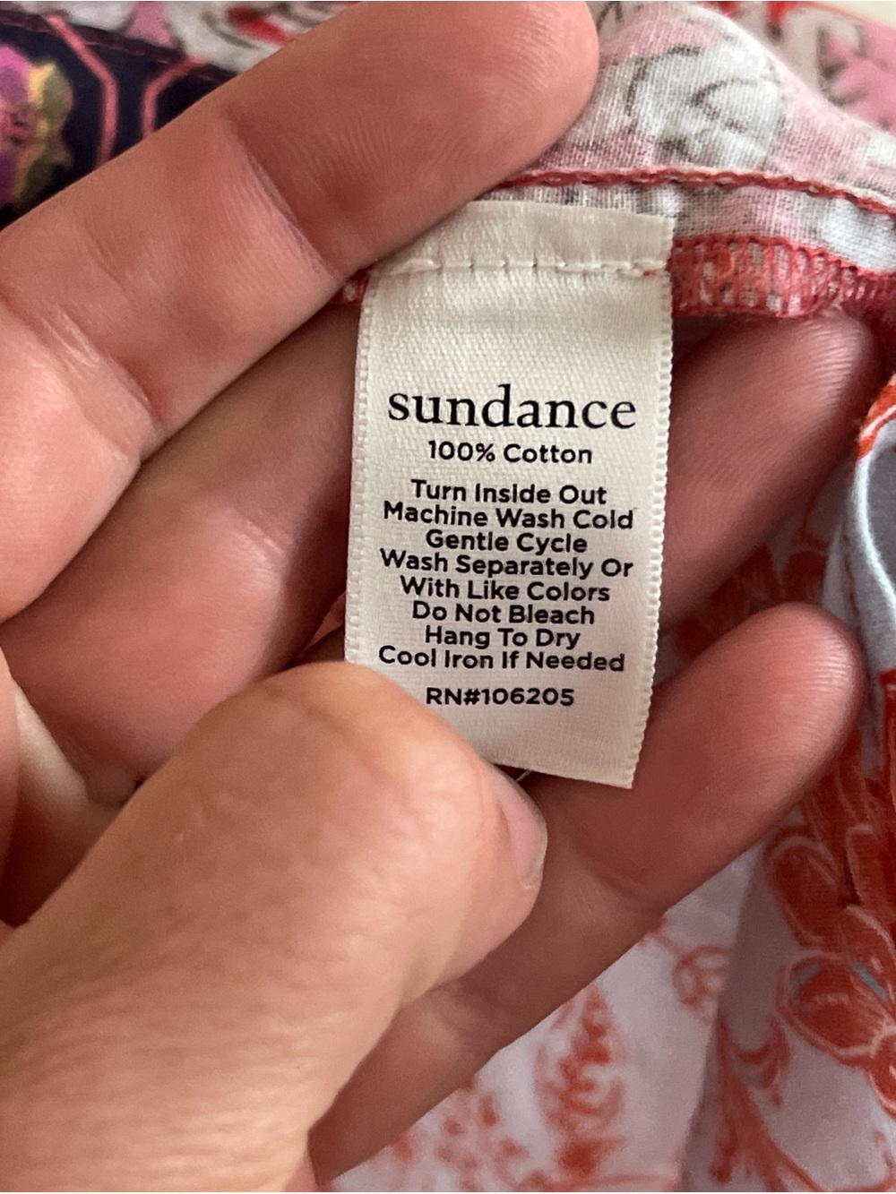 Sundance Kalamaria Patchwork Mixed Floral Print Long Sleeve Button Down Shirt S - Picture 7 of 8